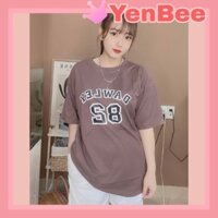 Áo thun 3158 unisex YENBEE phông tay lỡ form rộng 82 nam nữ cotton ulzzang oversize