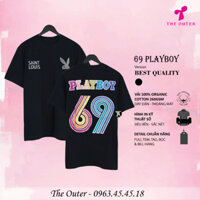 Áo Thun 69 PLAYBOY nhiều màu sắc - áo cộc giới tính nguyên liệu Cotton Thoang Mát 2023 The.Base The.Gang The.Outer