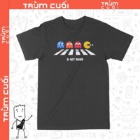 Áo thun 8-bit Road - Pacman, Trùm Cuối Game, Cotton 100% 2 màu nam nữ 0223