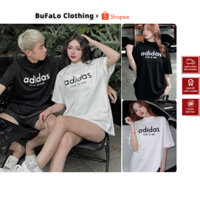 Áo Thun Adidas Cộc Tay Nam Nữ, Áo Phông form rộng chất liệu cotton 100% thoáng mát trẻ trung cá tính BuFaLo Clothing