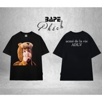 ÁO THUN ADLV BABY FACE BEAR BOY SHORT SLEEVE FORM RỘNG NAM NỮ UNISEX VẢI COTTON CAO CẤP - BAPE PHẾCH