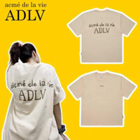 Áo Thun ADLV Basic GLOSSY Logo áo phông nam boy phố vải cotton form rộng cổ tròn streetwear hot trend 2024