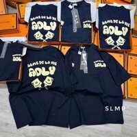 Áo Thun ADLV Unisex Form Rộng Local Brand Cao Cấp, Áo Tee Nam Nữ In Hình Kẹo Marshmallow, Chất Cotton Mềm Mịn