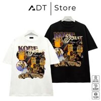 Áo thun ADT.Store x NBA Mẫu hình Vintage Kobe Bryant. 2Mẫu đen trắng