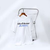 Áo thun After all this time? Always (Harry Potter) dáng rộng oversize basic đen trắng, áo phông cổ tròn unisex nam nữ