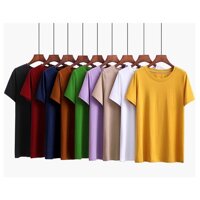 Áo Thun Andromeda Nam Nữ Phom Rộng Nhiều Màu Ngắn Tay Cổ Tròn - L - Xanh