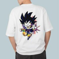 Áo Thun Anime Dragon Ball HAVANA Form Rộng In Hình Anime Goku Vải Cotton Nam Nữ Unisex Mã 186