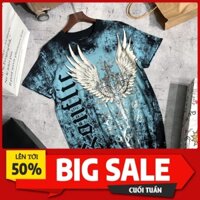 Áo thun áo phông nam bigsize họa tiết KONFLIC DOMINATION ED HARDY cao cấp hàng nhập Mỹ AHM33  ྇