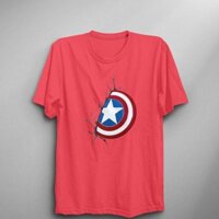 Áo thun avengers Zodie, captain america, khien captain, logo captain, marvel, Siêu anh hùng, giá rẻ, chất vải cotton