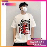 Áo Thun ⭐️XẢ KHO⭐️Áo phông Unisex nam nữ tay lỡ form rộng cá tính H026 Unisex Stores