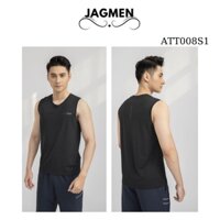 Áo Thun Ba Lỗ ,Áo Tập Aristino Khỏe Khoắn, Thấm Hút Mồ Hôi Regular ATT008s1 màu đen