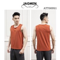 Áo Thun Ba Lỗ Aristino Regular ATT009s1 Màu Cam  Nổi Bật Đủ Size