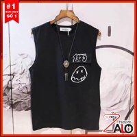 Áo Thun Ba Lỗ Form Rộng 1975 - Xám,L