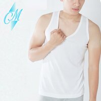 Áo thun ba lỗ nam Màu Trắng (1 cái) áo thun nam cao cấp vải cotton 100% co giãn 4 chiều thấm hút hàng Việt Nam xuất khẩu - Thương hiệu CITYMEN [bonus]