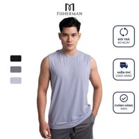 Áo thun ba lỗ nam thể thao áo tank top hơi thể thao khỏe khoắn rộng rãi co dãn 4 chiều thấm hút tốt poloFishermanHome