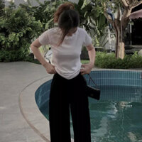 ÁO THUN BABY TEE BASIC , ÁO TRƠN ÔM BODY