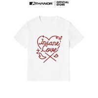 Áo Thun Baby Tee Conquette ATHANOR Dáng Ôm Tay Ngắn 100% Cotton Premium Mẫu LOVE