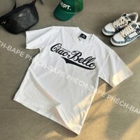 ÁO THUN BALEN CIAO BELLO FORM RỘNG NAM NỮ UNISEX VẢI COTTON HAI CHIỀU CAO CẤP 280GSM - BAPE PHẾCH