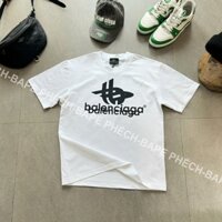 ÁO THUN BALEN TWO LINE FORM RỘNG NAM NỮ UNISEX VẢI COTTON HAI CHIỀU CAO CẤP 280GSM - BAPE PHẾCH