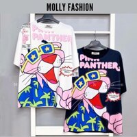 ÁO THUN BÁO HỒNG tay lỡ ❤️ Áo phông Unisex form rộng Freesize dành cho nam nữ Louis19