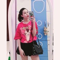 Áo thun báo hồng