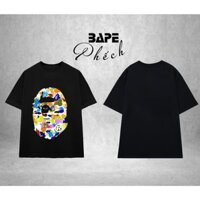 ÁO THUN BAPE MULTI CAMO FORM RỘNG NAM NỮ UNISEX VẢI COTTON CAO CẤP DÀY DẶN 280GSM - BAPE PHẾCH