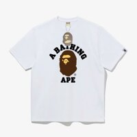 Áo thun Bape rep - màu trắng