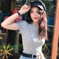 Áo thun basic cổ tròn tay ngắn