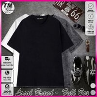 Áo Thun Basic Cotton 100 (Full Box) Local Brand Unisex nam nữ (AT1000L - TM Fashion) (TM Fashion)