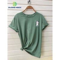 ÁO THUN BASIC MÀU XANH RÊU