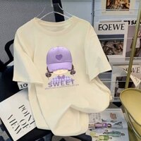 Áo Thun Bầu, Áo Bầu Dáng Suông Chất Cotton Mềm Mại Cho Mẹ Bầu - Thoải Mái, Phong Cách