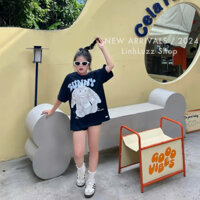 Áo Thun Bé Gái Bé Trai In Thỏ Bunny Cotton Cao Cấp Shop Linhluzz Thời Trang Trẻ Em