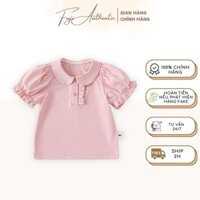Áo thun bé gái chính hãng MBANG áo polo cotton hồng cho bé 1 đến 10 - FUJI AUTHENTIC