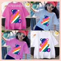 Áo thun bé gái form rộng cao cấp 25kg-50kg  (Cotton loại 1) Áo thun đẹp cho, bé gái siêu dễ thương từ 4 tuổi-15 tuổi