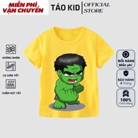 Áo thun bé trai bé gái cộc tay Táo Kid chất cotton in hình Siêu Anh Hùng HK từ 0 đến 10 tuổi TK105