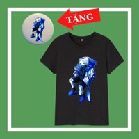 Áo thun bé trai cộc tay Error 404 Error 505 tay ngắn, màu đen, màu đỏ, đủ size áo, kèm Huy hiệu Sans