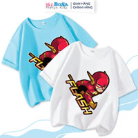Áo thun bé trai The Flash MEBOSA - Hàng chính hãng vải cotton cao cấp 10-32kg US/UK MEBOSA139