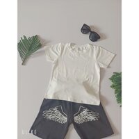 AO THUN BÉ TRAI,bộ áo than nam cánh chim được làm từ 100% vải cotton mềm mại hút mồ hôi cực tốt rất mát mẻ cho mùa hè ạ