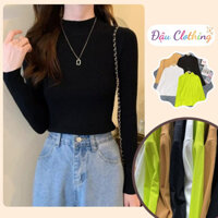 Áo Thun Bigsize Nữ Áo Cổ Lọ Giữ Nhiệt Vải Thun Borip Co Giãn 58-95kg ACL