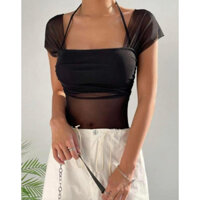 Áo Thun Body Nữ Thời Trang [Hình thật]