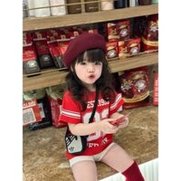 Áo thun bóng chày cho bé số 03, áo phông gia đình,unisex,fom xuông,TPKIDS,[M997]