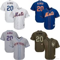 Áo thun bóng chày MLB in chữ Pete Alonso số 20 thời trang năng động