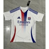 Áo thun bóng đá chất lượng cao AAA + S-4XL Jersey Lyon Home 2024 2025