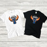 Áo thun bóng rổ Hanoi Buffaloes, áo thun cộc tay 100% cotton thoáng mát, phù hợp mặc đi chơi, đi chơi bóng rổ