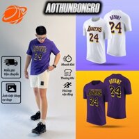 Áo Thun Bóng Rổ LA Lakers - Kobe Bryant Basketball Tshirt