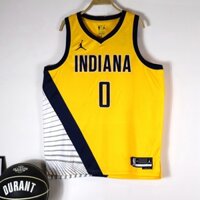 Áo Thun Bóng Rổ Nba Indiana Walkers Tyrese Haliburton Gold Cho Nam