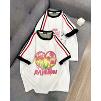 ÁO THUN BORIP IN , TAY VIỀN BIGSIZE ( 60-90kg )