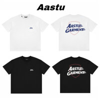 Áo thun BOXY AASTU AA GARMENT LOGO TEE vải cotton cao cấp, hình in siêu bền, giặt máy không bị xù lông local brand