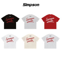 Áo Thun Boxy Thêu 3D Simpson Snake Local Brand Unisex Nam Nữ Oversize - Mẫu Mới 2025