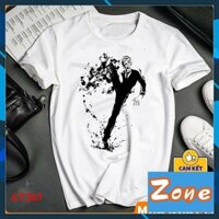 Áo thun BST nam nữ in hình Sanji đẹ trắng siêu ngầu AT263A